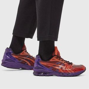 ASICS Red & Purple UB1-S Gel-Kayano 14 Sneakers size 4.5